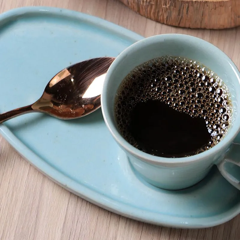Conjunto com 6 Xícaras de Café Neo com Pires Oval Curaçao 110ml