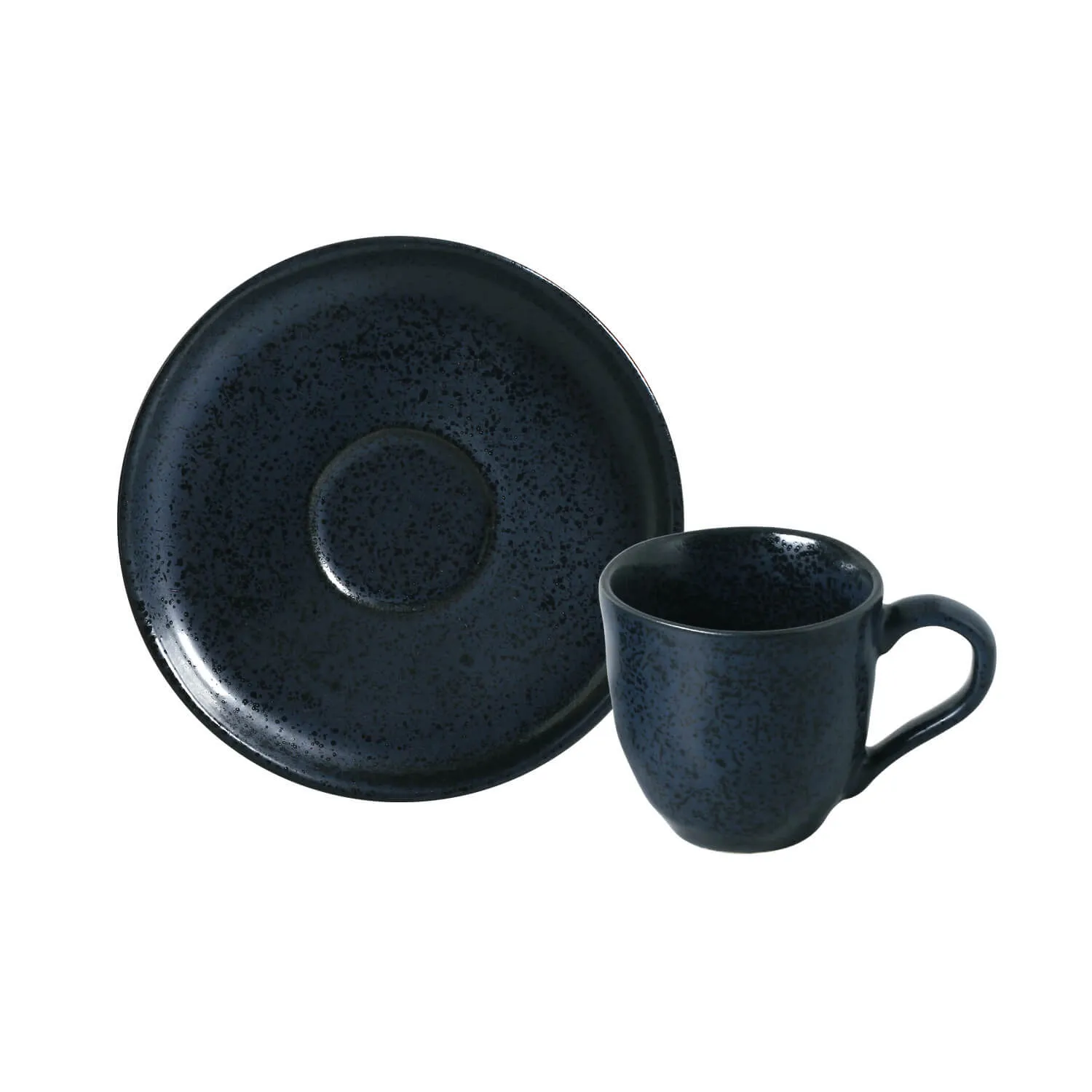 Conjunto com 6 Xícaras de Café com Pires Bio Night Blue 120ml