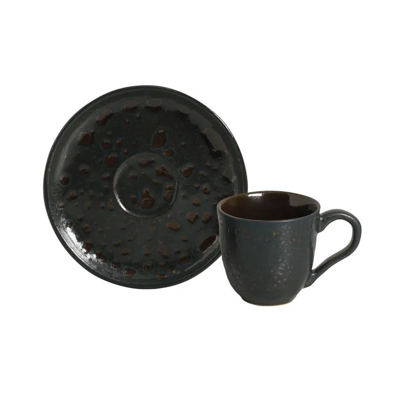 Conjunto com 6 Xícaras de Café com Pires Bio Stellar 120ml