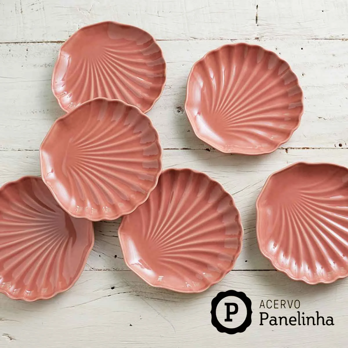 Prato Multiuso Sobremesa Ocean Pimenta-Rosa - Panelinha Ø19,5cm - por Rita Lobo